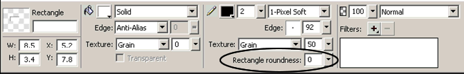 Rectangle Tool &Ouml;zellikleri